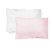 Kit Fronha Malhas Lisa 40 x 28Cm Com 2 Pçs Rosa Papi