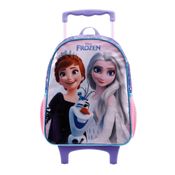 Mochila Infantil Xeryus Rodinha Frozen Lilás