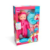 Boneca - New Mini Bebê Mania Xixi - Branca - Roma Jensen