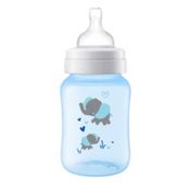 Mamadeira Anticólica 260ml Clássica Philips Avent Elefante