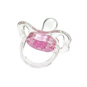 Chupeta KUKA Cristal Bico Orto de Silicone Rosa N-1