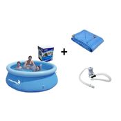 PISCINA INFLÁVEL 2490L COM LONA FILTRO 1249L/H 220V