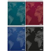 Caderno Espiral Superior Capa Dura 1 Matéria - 80 Folhas - World Class - São Domingos