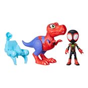 Figuras Com Acessórios - Marvel - Spidey - Dino-Webs -  Spidey-Rex e Miles Morales - Hasbro