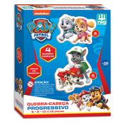 Puzzle Progressivo 36 Peças - Patrulha Canina - Nig Brinquedos