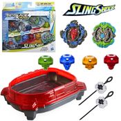 Beyblade Kit de Mestre e Arena Rail Rush - Hasbro