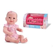 Boneca New Born Diver Com Bercinho e Chupeta - Divertoys
