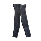 Calça de Tricô Canelada Básica Tricô Kids Cinza Escuro