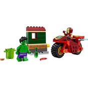 Lego 76287 Marvel - Homem de Ferro com Bicicleta e o Hulk