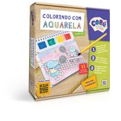 Livro De Pintura - Colorindo Com Aquarela - Animais - Toyster