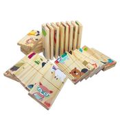 Junte Amiguinhos Animais  Brinquedo de Madeira - Newart Toys