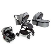 Carrinho com Bebê Conforto - Travel System Magnific - 5 em 1 - De 0 kg a 3 kg - Cinza - Dorel