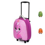 Mochila Mala Rodinhas Infantil Escola Viagem Passeio Safari Tiny Love Cor:Flamingo