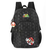 Mochila De Costas Super Mario Vitoria Preto Luxcel