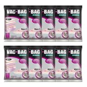 10 Saco Vácuo Jumbo Organizador Roupa Vac Bag 110x100 Ordene