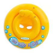 Boia Infantil Baby - Bote Inflável - Assento em Faixa Intex