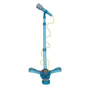 Brinquedo Microfone Infantil C/ Pedestal Azul - Fênix