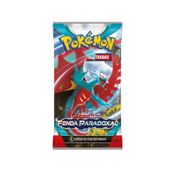 1 Pacote Booster Pokémon 6 Cartas Escarlate e Violeta Fenda Paradoxal Copag