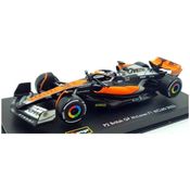 Miniatura Fórmula 1 McLaren MCL60 Racing 81 Oscar Piastri 4th British GP 1/43 Burago 38088