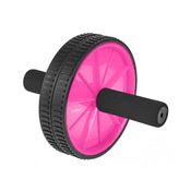 Roda para Exercício Abdominal Lombar Exercise Whell - Liveup Rosa