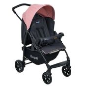 Carrinho de Bebê para Passeio Burigotto Ecco de 0 até 15 Kg Cinza com Rosa