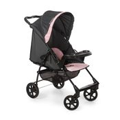 Carrinho de Bebê para Passeio Galzerano Romano 1035 de 0 Meses até 15kg Preto com Rosa