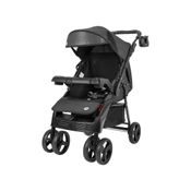 Carrinho de Bebê para Passeio Tutti Baby Nivo Black Preto