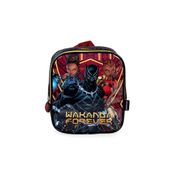 Lancheira Escolar Masculina Marvel Pantera Negra Preta