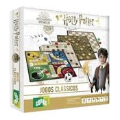 Jogos Clássicos Tabuleiro Harry Potter Bruxo Hogwarts Wb Dama Ludo Trilha Sobe e Desce 30723