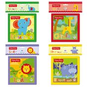 Kit com 4 Livros de Banho Fisher Price Animais