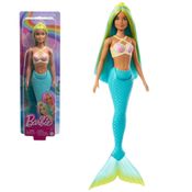 Boneca Barbie Sereia Mundo da Fantasia - Cabelo Azul - Mattel