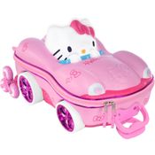 Mochila de Rodinhas 3D Maxtoy Hello Kitty Carro Rosa