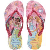 Chinelo Infantil Havaianas Princess Slim Rosa