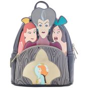 Mochila Escolar Infantil Loungefly Disney Cinderela para Crianças a Partir de 12 Anos, Marrom