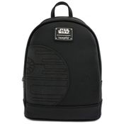 Mochila Escolar Infantil Loungefly Disney Star Wars para Crianças a Partir de 12 Anos, Preta