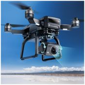 Drone com Câmera 4K, 2 Baterias, Retorno Automático, GPS, Função Siga Me, Bwine F7GB2, Preto