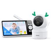 Babá Eletrônica ANNKE Câmera 1080P HD com Visão Noturna e Detecção de Temperatura