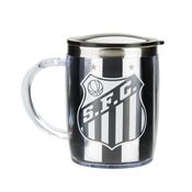 Caneca Térmica Com Tampa 450ml Santos Oficial