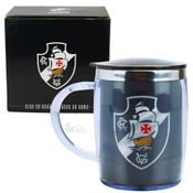 Caneca Térmica Vasco Com Tampa 450ml Oficial