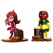 Wanda e Vision Halloween Version Marvel MiniCo Iron Studios