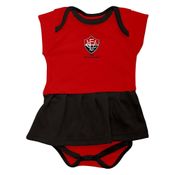 Body Vestido Bebê Vitória Torcida Baby