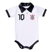 Body Corinthians Polo Branco Torcida Baby