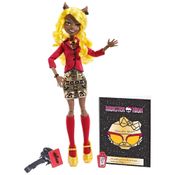 Monster High Boneca Clawdia Lobo para Crianças a partir de 6 anos, MATTEL BDD88, Vermelho