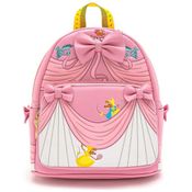 Mochila Escolar Infantil Loungefly Disney Cinderela para Crianças a Partir de 6 Anos, Rosa