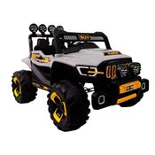 Carro Elétrico Infantil Jipe SuperCross 12V Cinza Zippy Toys