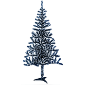 Arvore de Natal Nevada Azul 180 cm 320 Galhos Decoração