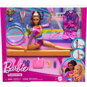 Barbie Morena Profissões Conjunto De Ginasta HRG53 Mattel