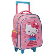 Mochila Escolar Com Rodinhas - Hello Kitty - Xeryus