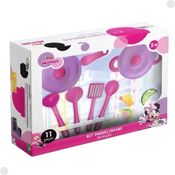 Kit Panelinhas Refeição da Minnie Disney Pais e Filhos