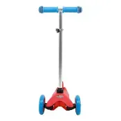 Patinete 3 Rodas Menino 30kg Vermelho e Azul Bbr